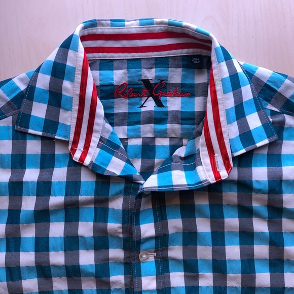 Robert Graham short sleeved casual button down - Picture 3 of 7